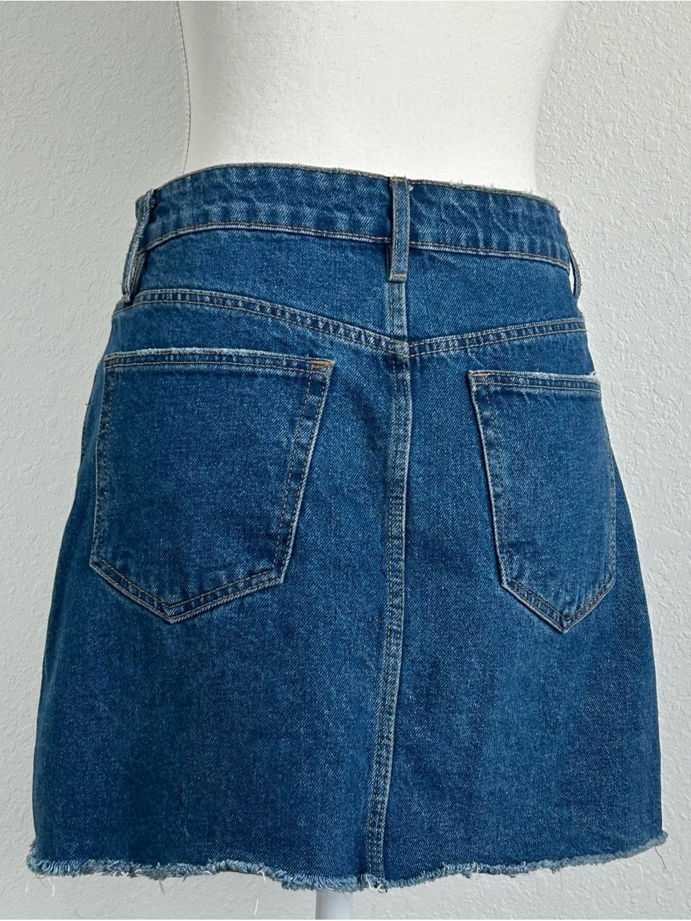 zara high rise denim mini skirt - Picture 2 of 5